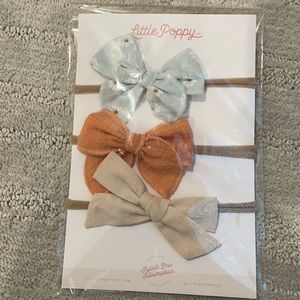 Little poppy Bow set